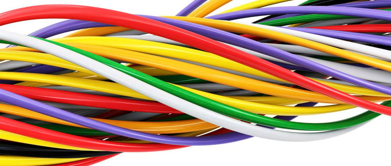 colorful cables